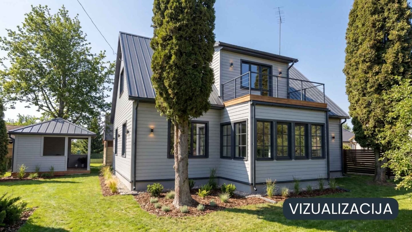 Parduodamas namas Marijampolės raj., Liudvinavo mstl.